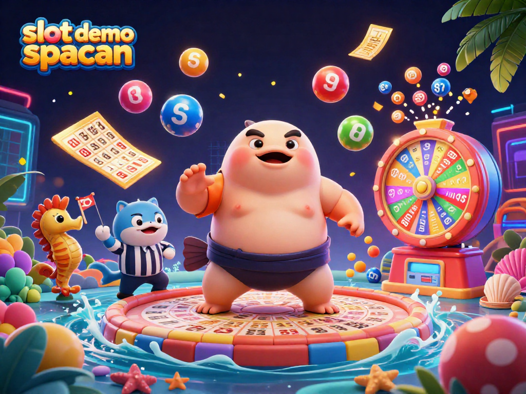 Engage in thrilling slot demo spaceman activities with a vibrant underwater casino scene filled with colorful characters and elements.
