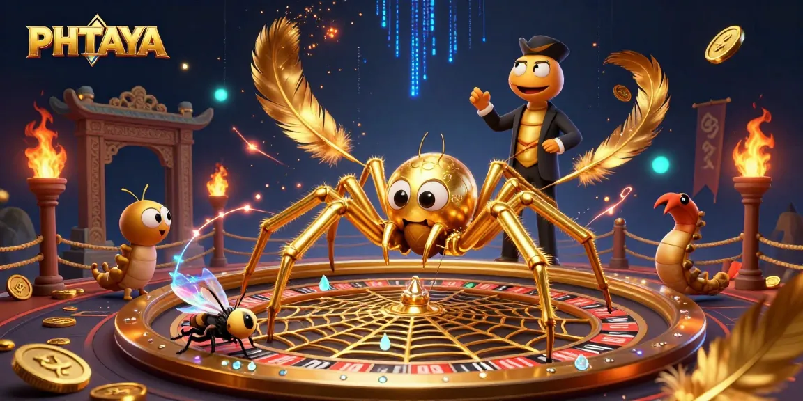 Engage with PHTAYA's vibrant gaming world featuring themed characters and dynamic elements.