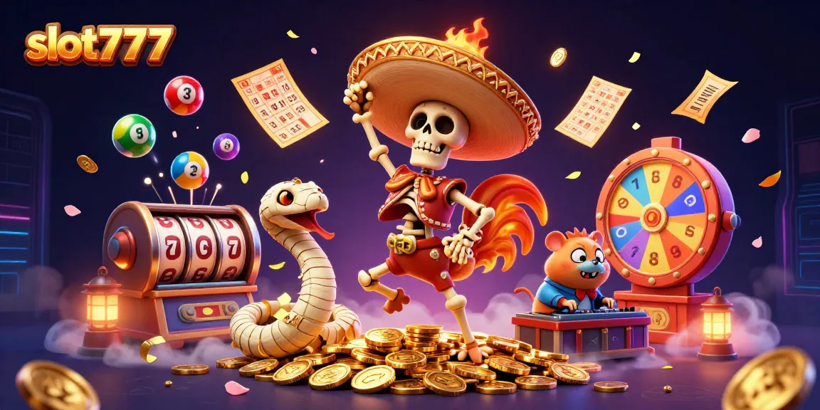 Engage in thrilling gameplay with slot777 featuring vibrant characters and dynamic casino elements.