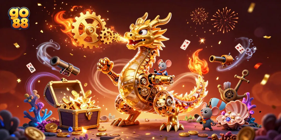Immerse in the excitement of go 88 with golden dragon and casino treasures