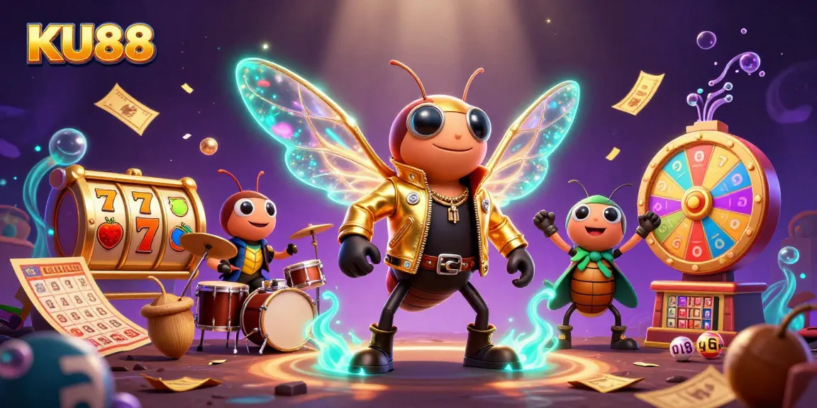 Experience winning excitement at KU88 with vibrant slot games and animated characters.