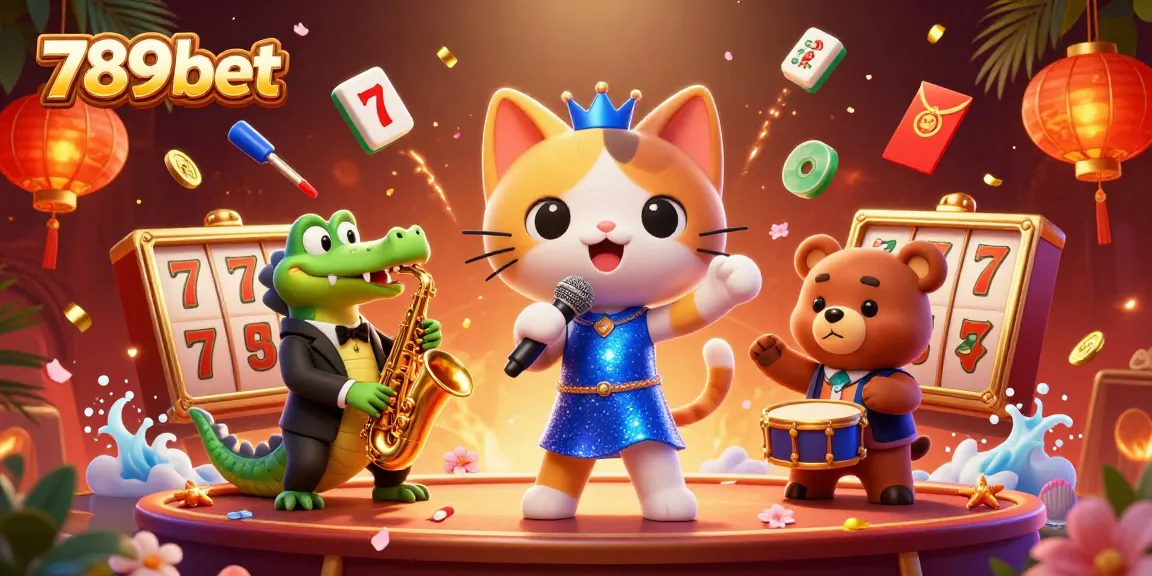 Experience the thrill of 789bet through captivating casino characters and vibrant game elements.