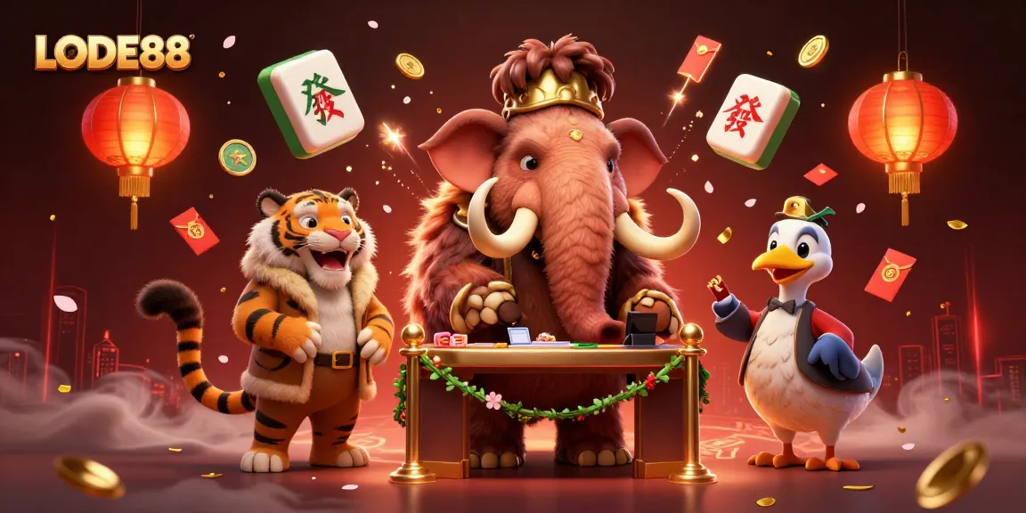 Experience excitement at LODE88 with vibrant 3D characters and dynamic casino elements.