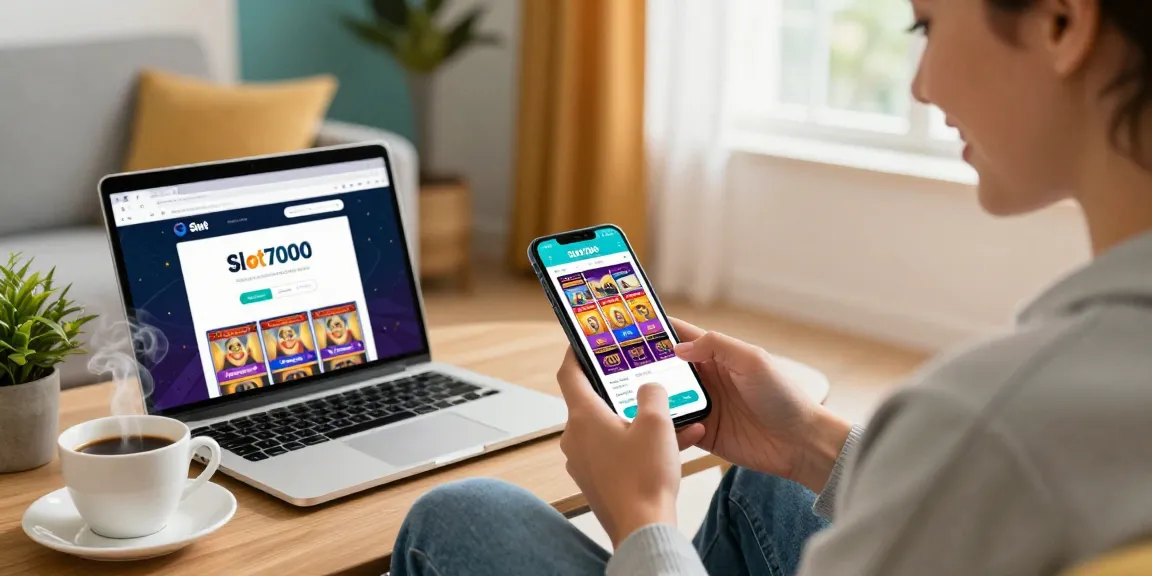 Engaging with Slot7000 application at home for easy access.