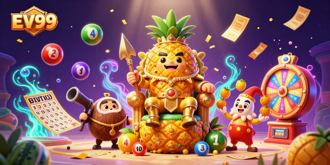 Experience the excitement of EV99 with dynamic casino action featuring engaging characters and vibrant game elements.