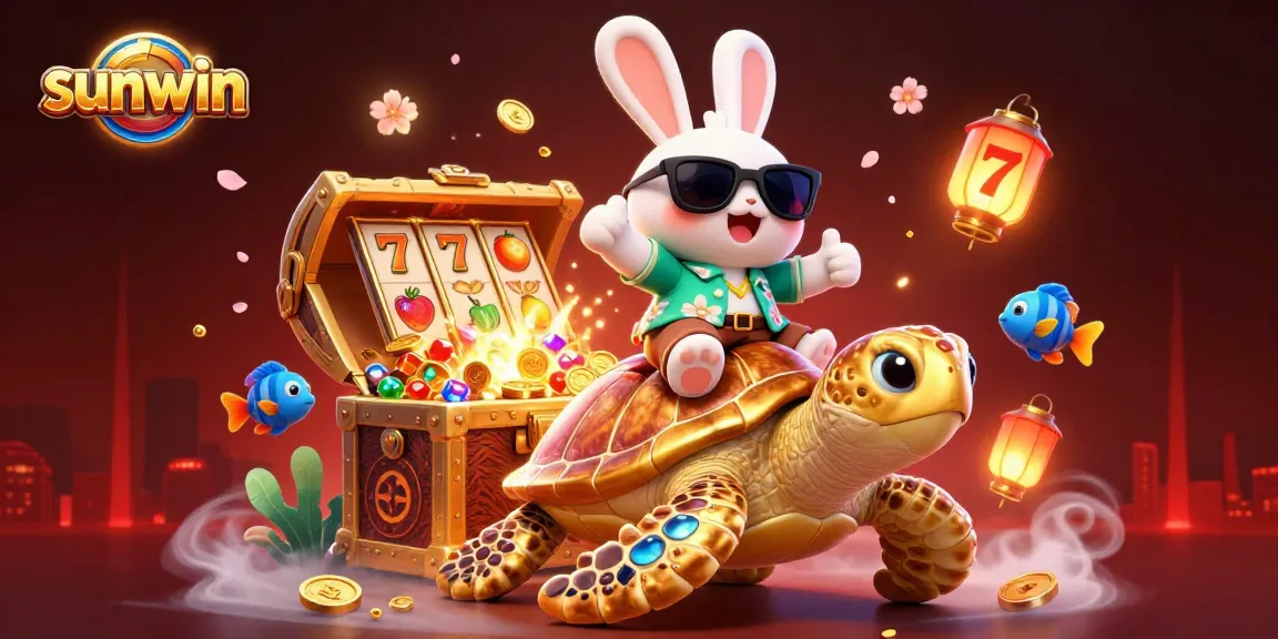 Experience thrilling wins at sunwin with our vibrant, immersive gaming illustration.