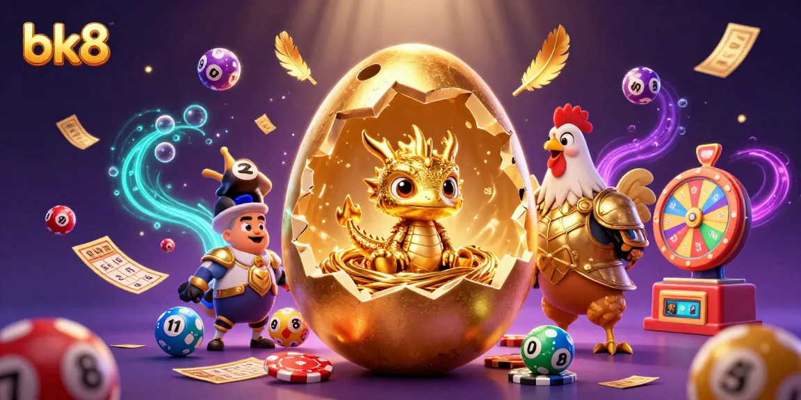Experience the magic of bk8 with a golden dragon and dynamic gambling elements in a vibrant casino scene.
