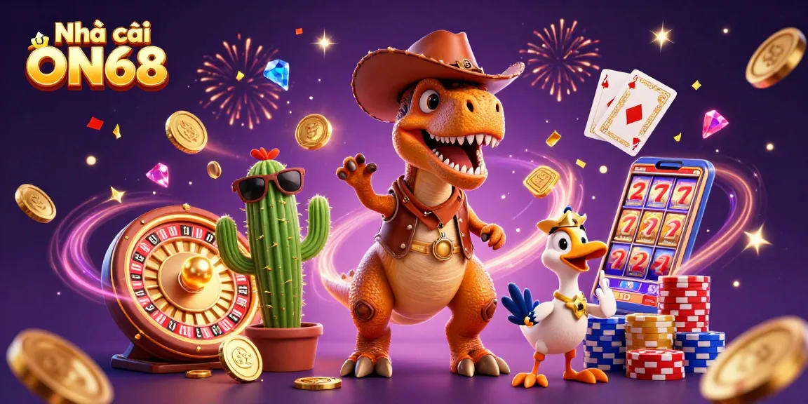Experience thrilling adventures at Nhà cái ON68 with vibrant casino fun and dynamic game elements.